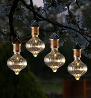 Vorschau: LED Solar Glühbirnen GLOW - Kugelleuchte - warmweiße LED Drahtlichterkette - H: 11,7cm - klar - 4St. Vorschau: LED Solar Glühbirnen GLOW - Kugelleuchte - warmweiße LED Drahtlichterkette - H: 11,7cm - klar - 4St.