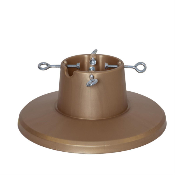 B-Ware Christbaumständer LARS - Stammdurchmesser 3,5-10,5cm - Höhe bis 2,1m - Wassertank 1,6L - gol