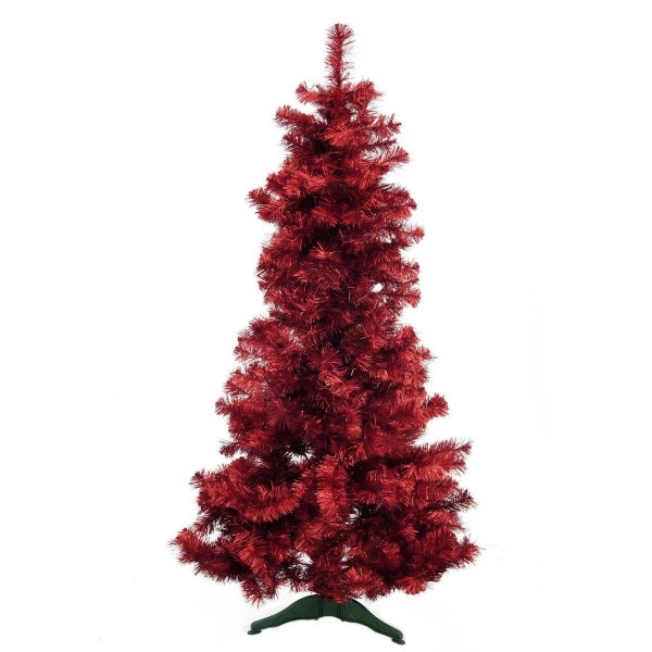 Tannenbaum FUTURA, rot-metallic, 180cm - MADE IN EUROPE