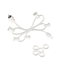 Vorschau: Illu-/Partylichterkette 40m - Außenlichterkette weiß - Made in Germany - 60 opale LED Tropfenlampen Vorschau: Illu-/Partylichterkette 40m - Außenlichterkette weiß - Made in Germany - 60 opale LED Tropfenlampen