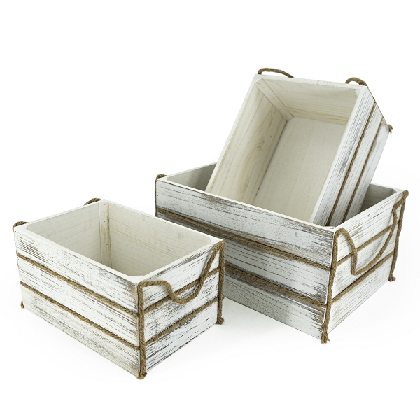 NAUTICAL Schubladenknöpfe Aus Juteseil - 12er Set Affenfaust In Weiß