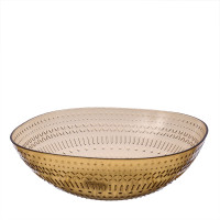 Vorschau: Schüssel - Salatschüssel - Kunststoff - D: 25cm - 2,3l - mit Muster - gelb Vorschau: Schüssel - Salatschüssel - Kunststoff - D: 25cm - 2,3l - mit Muster - gelb