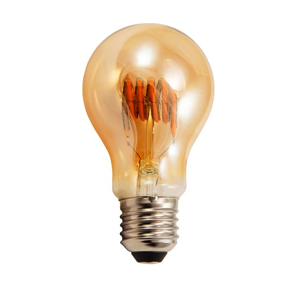 LED Tropfenlampe RETRO-GOLD-Filament - E27 - 6W - 420lm - 2200K