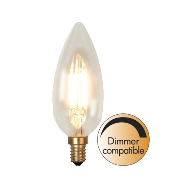 LED Kerzenlampe SOFT GLOW C45 - 3,5W - E14 - WW 2200K - 260lm - dimmbar