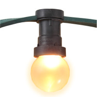 Vorschau: Illu-/Partylichterkette 40m - Außenlichterkette grün - Made in Germany - 60 ultra-warmweiße LED Kuge Vorschau: Illu-/Partylichterkette 40m - Außenlichterkette grün - Made in Germany - 60 ultra-warmweiße LED Kuge