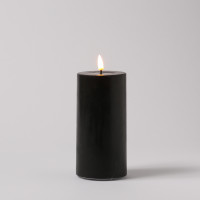 Vorschau: LED Stumpenkerze MIA - Echtwachs - realistische 3D Flamme - H: 15cm - Batteriebetrieb - schwarz Vorschau: LED Stumpenkerze MIA - Echtwachs - realistische 3D Flamme - H: 15cm - Batteriebetrieb - schwarz