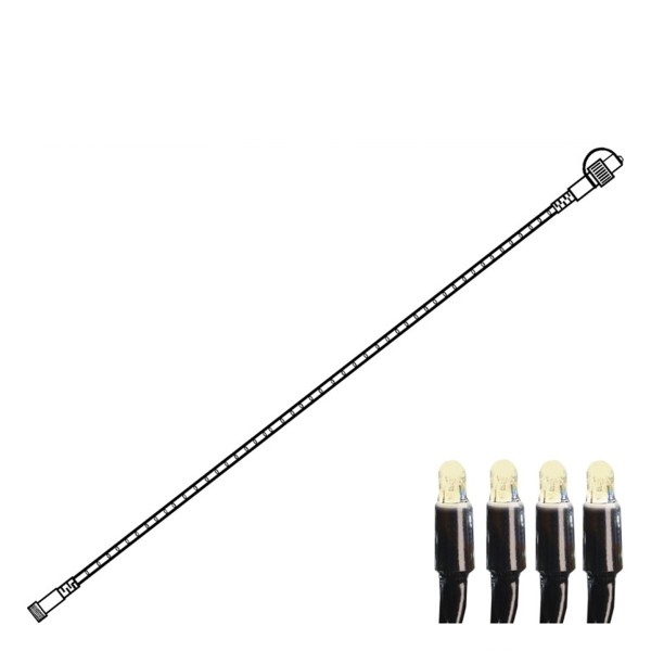 System 24 | LED Lichtschlauch | koppelbar | exkl. Trafo | 6,00m | 84x Warmweiß