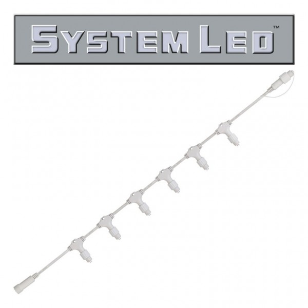 System LED White | Verteiler | koppelbar | exkl. Trafo | 20-fach | 2.00m