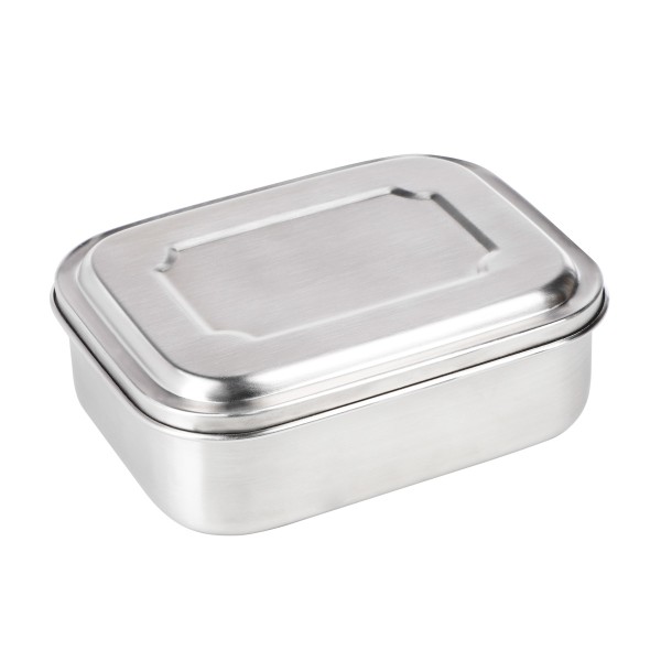 Lunchbox aus Edelstahl - 800ml Fassung - 17,2 x 13,4 x 6cm