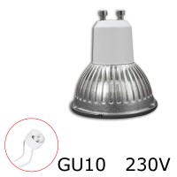 Vorschau: LED Spot MR16 GU10, warmweiß, 2700K, 60° NICHIA-LEDs - 3W Vorschau: LED Spot MR16 GU10, warmweiß, 2700K, 60° NICHIA-LEDs - 3W