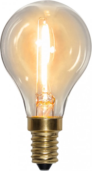 LED Leuchtmittel FILA GLOW - P45 - E14 - 0,8W - warmweiss 2100K - 70lm - klar