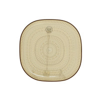 Vorschau: Teller flach - Dessertteller - Kunststoff - D: 20,4cm - mit Muster - gelb Vorschau: Teller flach - Dessertteller - Kunststoff - D: 20,4cm - mit Muster - gelb