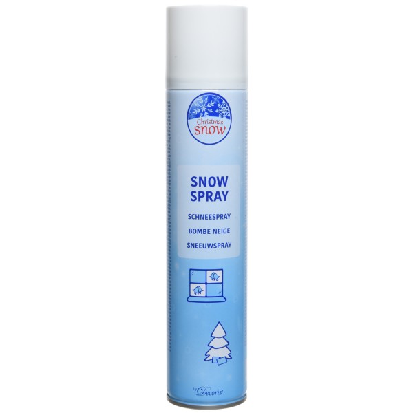 Schneespray - Dekoschnee - 400ml - H: 25,5cm - weiß