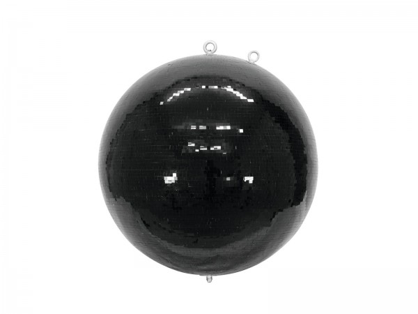 Spiegelkugel 100cm schwarz - Diskokugel (Discokugel) Party Lichteffekt - Echtglas - mirrorball safety black color