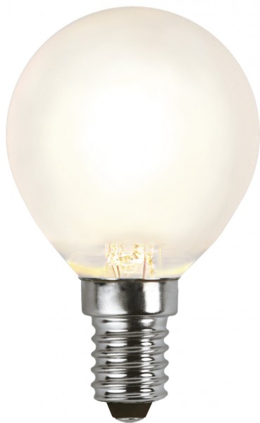 LED Tropfenlampe FILA P45 - E14 - 4W - WW 2700K - 350lm - gefrostet - dimmbar