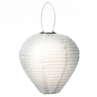 Vorschau: LED Solar Lampion Ballon - mit Blumenmuster - warmweiße LED - H: 30cm - D: 30cm - Lichtsensor - weiß Vorschau: LED Solar Lampion Ballon - mit Blumenmuster - warmweiße LED - H: 30cm - D: 30cm - Lichtsensor - weiß