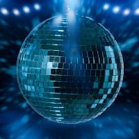 Vorschau: Spiegelkugel 20cm - Discokugel - Echtglas - 10x10mm Spiegel - blau Vorschau: Spiegelkugel 20cm - Discokugel - Echtglas - 10x10mm Spiegel - blau