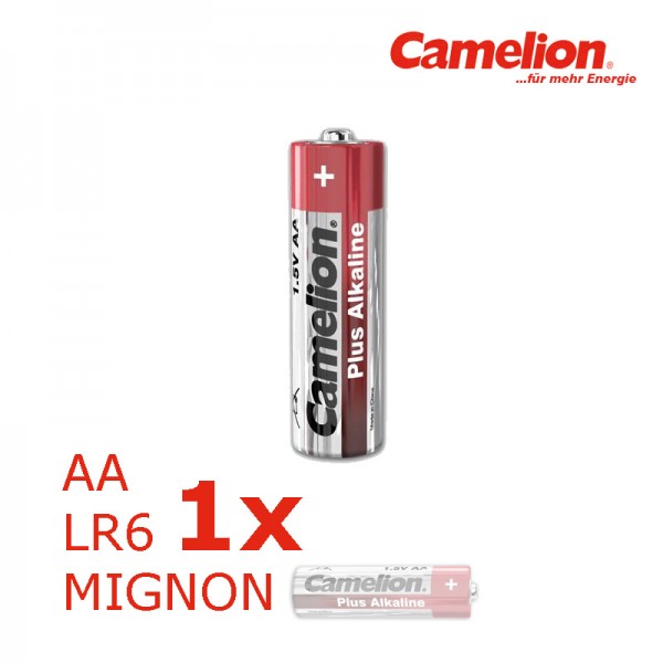 Batterie Mignon AA LR6 1,5V PLUS Alkaline - Leistung auf Dauer