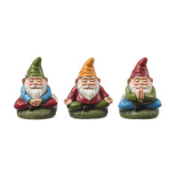 Vorschau: Blumentopffüße meditierende Gartenzwerge - Pflanzkübel Untersetzer - Kübelfüße - Polyresin - 3er Set Vorschau: Blumentopffüße meditierende Gartenzwerge - Pflanzkübel Untersetzer - Kübelfüße - Polyresin - 3er Set