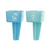 Vorschau: Strandbecherhalter - Erdspieß - 13,3 x 10,2 x 19cm - Mintgrün Vorschau: Strandbecherhalter - Erdspieß - 13,3 x 10,2 x 19cm - Mintgrün