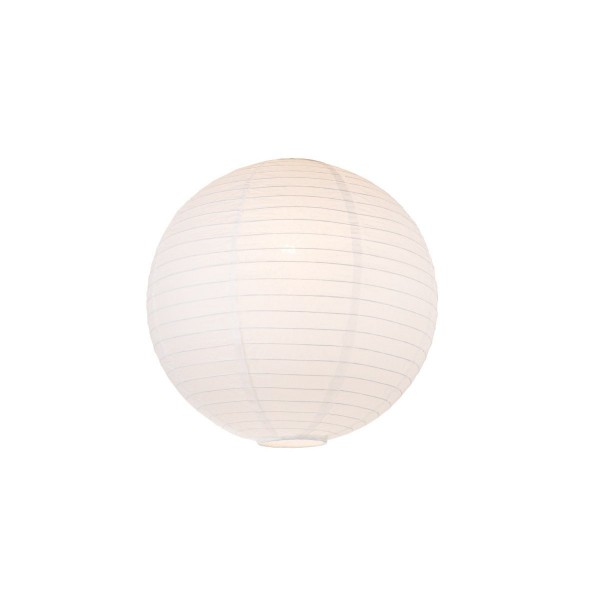 Lampion aus Papier - weiß - 40cm - für E27 Hängefassungen oder Lichterketten