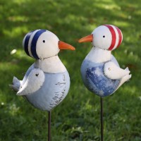 Vorschau: Gartenstecker Möwe Molly - Beetstecker - Gartendeko - H: 75cm - für Außen - weiß/rot Vorschau: Gartenstecker Möwe Molly - Beetstecker - Gartendeko - H: 75cm - für Außen - weiß/rot