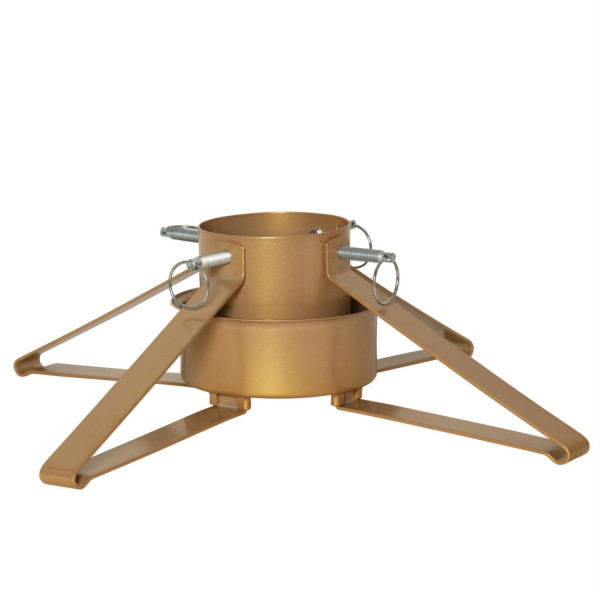 B-Ware Christbaumständer FYNN - Stammdurchmesser 3,5-8,5cm - Höhe bis 2,6m - Wassertank 0,9 - gold
