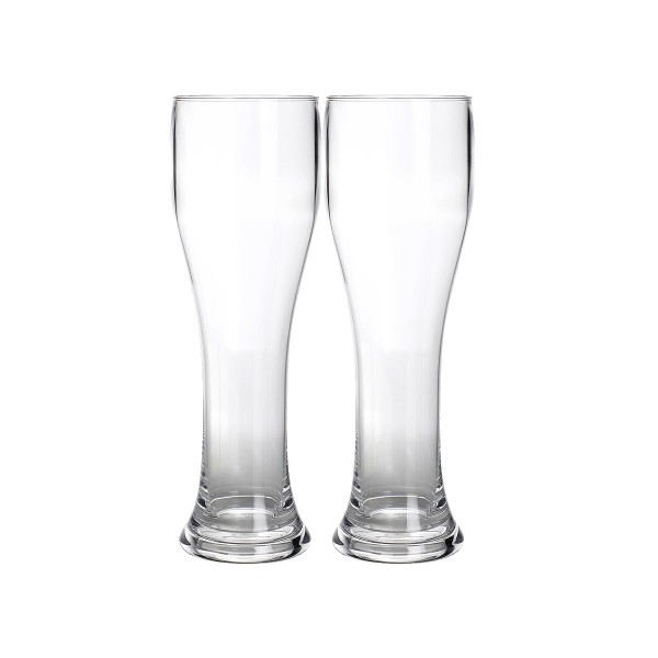 2 x Weizenbierglas aus bruchfestem Polycarbonat - 650ml