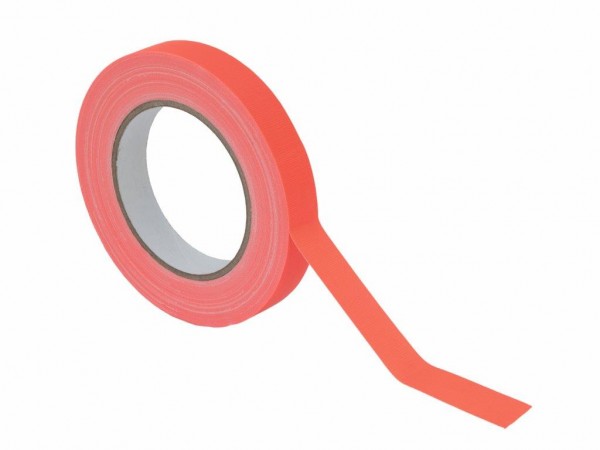 UV Gaffa Tape neonorange - 19mm x 25m - Schwarzlicht Aktives Gewebeband