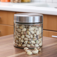 Vorschau: Vorratsdose S - Vorratsglas mit Edelstahldeckel - 0,85 Liter - D: 11cm - H: 12cm Vorschau: Vorratsdose S - Vorratsglas mit Edelstahldeckel - 0,85 Liter - D: 11cm - H: 12cm