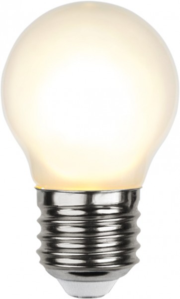 LED Tropfenlampe FILA G45 - E27 - 4W - WW 2700K - 400lm - gefrostet - dimmbar