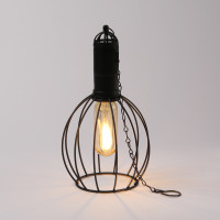 Vorschau: LED Solar Hängeleuchte rund - Laterne - warmweiße LED - H: 22cm - Dämmerungssensor - schwarz Vorschau: LED Solar Hängeleuchte rund - Laterne - warmweiße LED - H: 22cm - Dämmerungssensor - schwarz