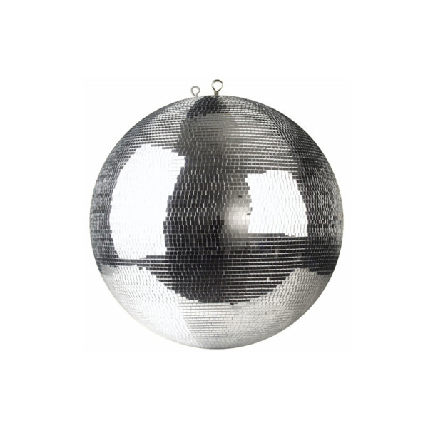 B-Ware Spiegelkugel 40cm silber - Safety - Discokugel Echtglas - 7x7mm Spiegel PREMIUM